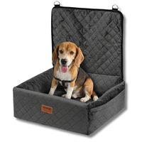 40 LB Sofa Style Dog Booster Car Seat with Safety Belt for Small Dogs