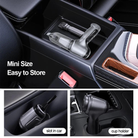 Wireless Portable Car Vacuum Cleaner with Cyclone Suction Washable Filter