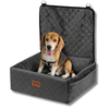 40 LB Sofa Style Dog Booster Car Seat with Safety Belt for Small Dogs