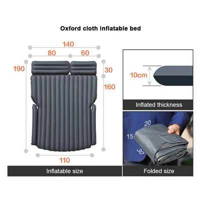 Hatchback Car Inflatable Air Mattress Portable Back Seat Camping Bed