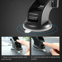 360 Degree Phone Holder for Car Dashboard Suction Cup