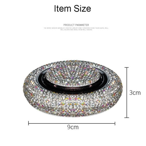 Crystal Diamond Car Air Freshener Solid Perfume Vent Decoration