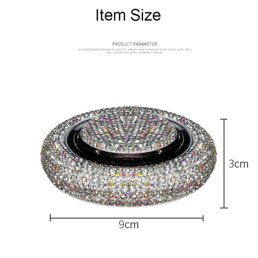 Crystal Diamond Car Air Freshener Solid Perfume Vent Decoration