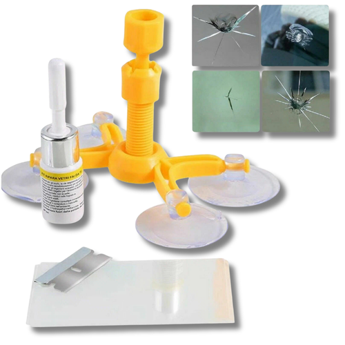 Auto Windshield Crack Repair Kit UV Resin Fluid Glue Tool Set
