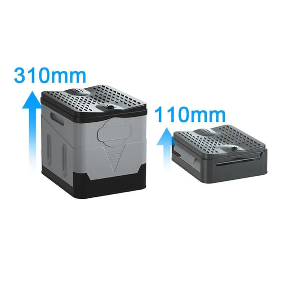 20L Foldable Portable Camping Toilet 120 KG Capacity Outdoor Car