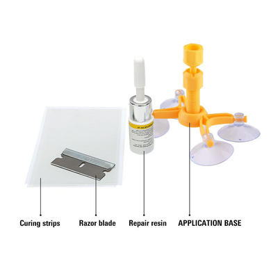 Auto Windshield Crack Repair Kit UV Resin Fluid Glue Tool Set