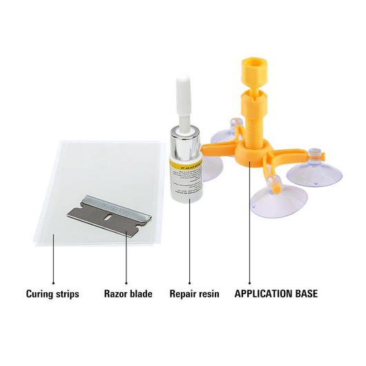 Auto Windshield Crack Repair Kit UV Resin Fluid Glue Tool Set