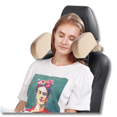 Car Headrest Neck Pillow Travel Support Cushion for Adults and Kids