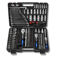 Socket Ratchet Wrench Set Car Repair Hand Tool Kit with Extension Bars