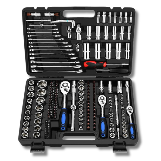 Socket Ratchet Wrench Set Car Repair Hand Tool Kit with Extension Bars
