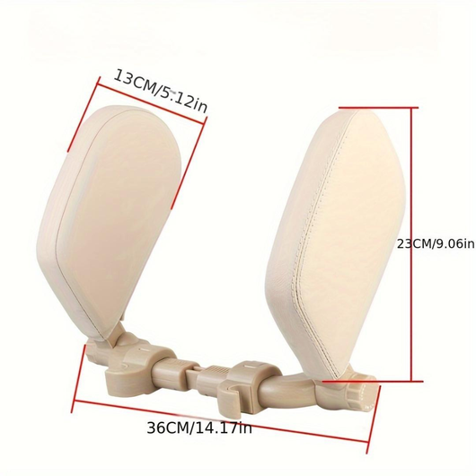 Car Headrest Neck Pillow Travel Support Cushion for Adults and Kids