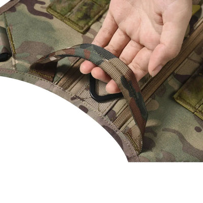 Quick Release 1000D Tactical Dog Vest Set with Collar and Leash