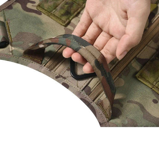 Quick Release 1000D Tactical Dog Vest Set with Collar and Leash