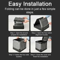 20L Foldable Portable Camping Toilet 120 KG Capacity Outdoor Car