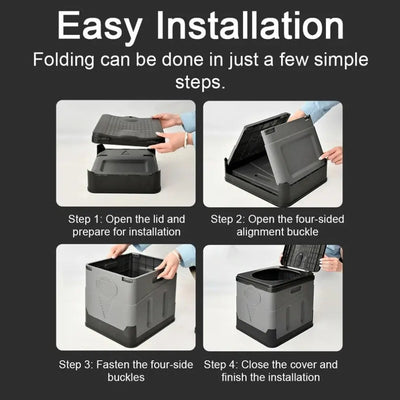 20L Foldable Portable Camping Toilet 120 KG Capacity Outdoor Car
