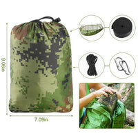 600 LB 210T Parachute Nylon Double Camping Hammock with Mosquito Net