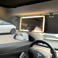 Dimmable LED Sun Visor Vanity Mirror with Lights for Any Car