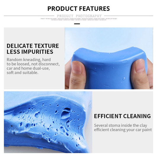 Car Interior Cleaning Gel Putty Detailing Clay Dust Dirt Removal Kit
