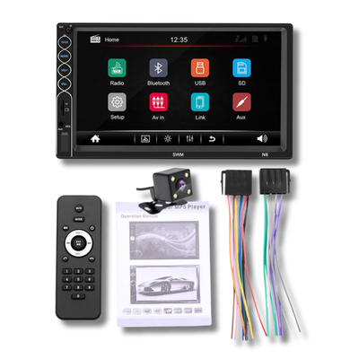 7 Inch Car Radio Stereo Touchscreen Bluetooth MP5 GPS Navigation