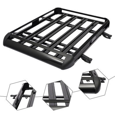 150 LB Aluminum Basket Roof Rack for SUV No Drill Cargo Carrier