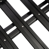 150 LB Aluminum Basket Roof Rack for SUV No Drill Cargo Carrier