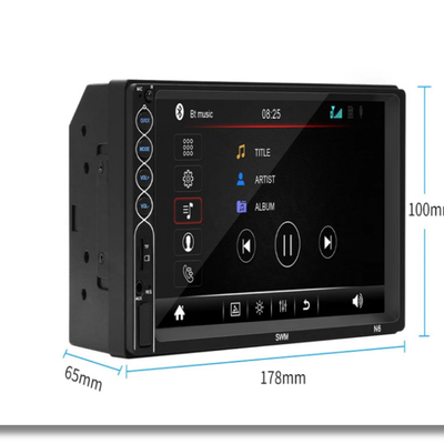 7 Inch Car Radio Stereo Touchscreen Bluetooth MP5 GPS Navigation