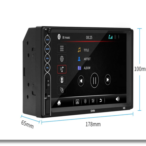 7 Inch Car Radio Stereo Touchscreen Bluetooth MP5 GPS Navigation