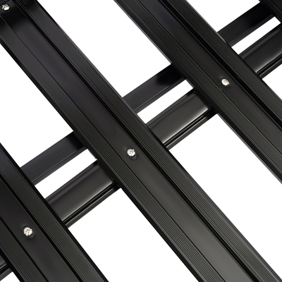 150 LB Aluminum Basket Roof Rack for SUV No Drill Cargo Carrier