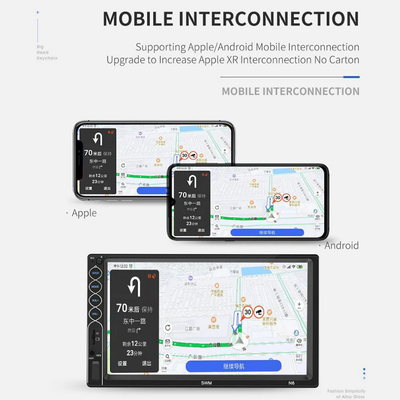 7 Inch Car Radio Stereo Touchscreen Bluetooth MP5 GPS Navigation